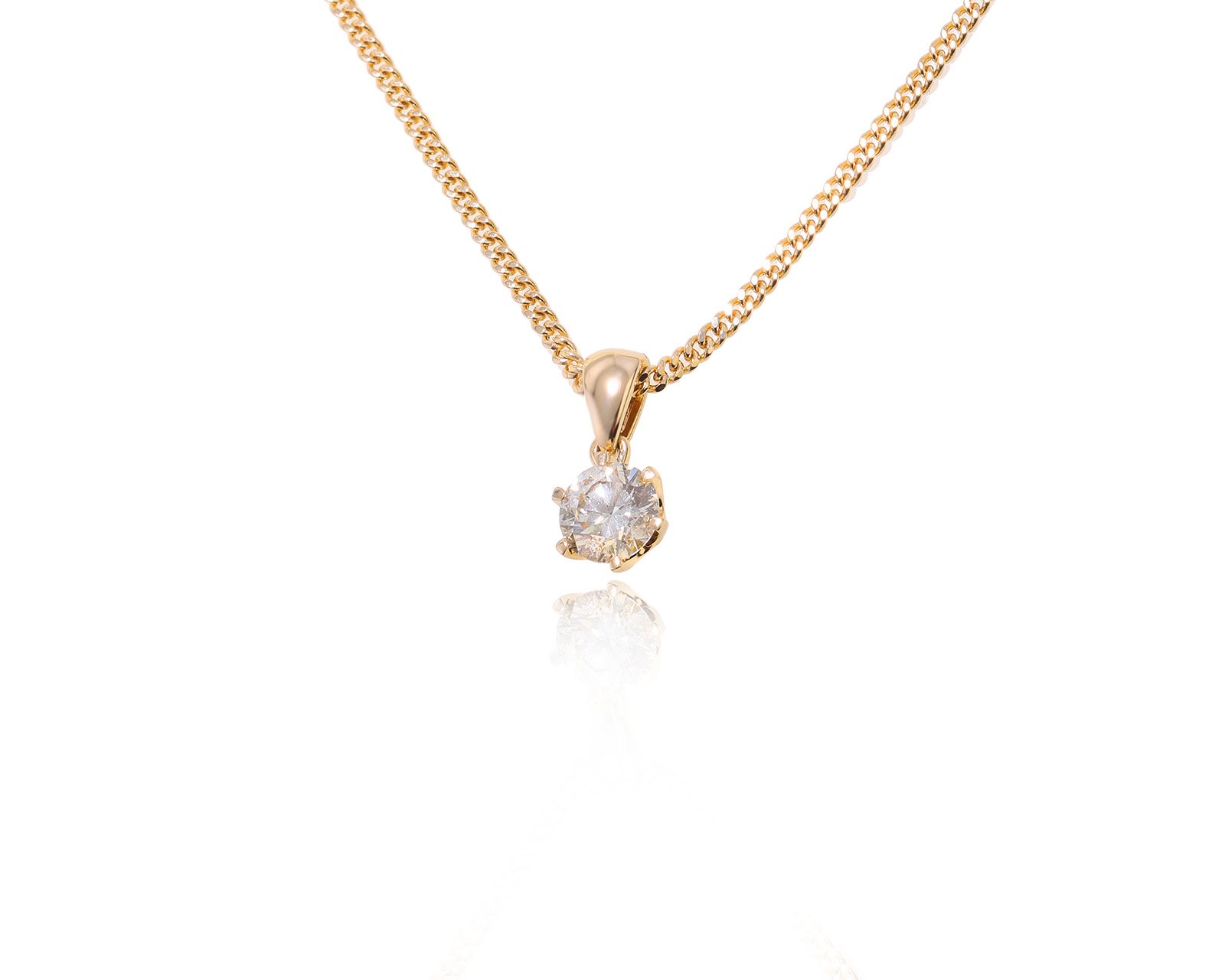 Оригинальный золотой кулон МЮЗ Champagne 160424/2