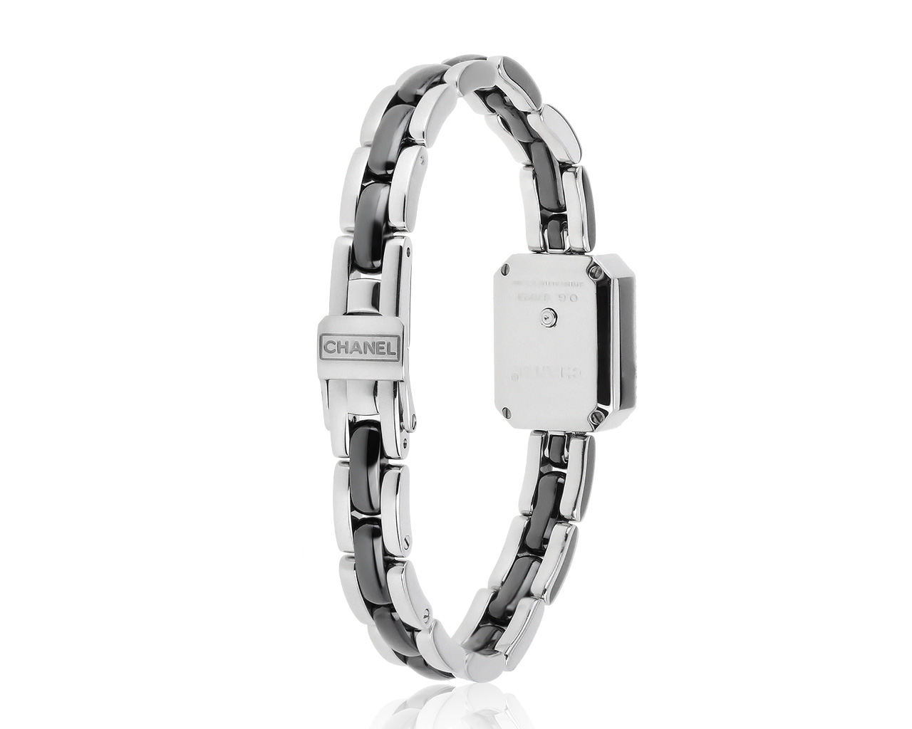 Оригинальные стальные часы с бриллиантами 0.26ct Chanel Premiere