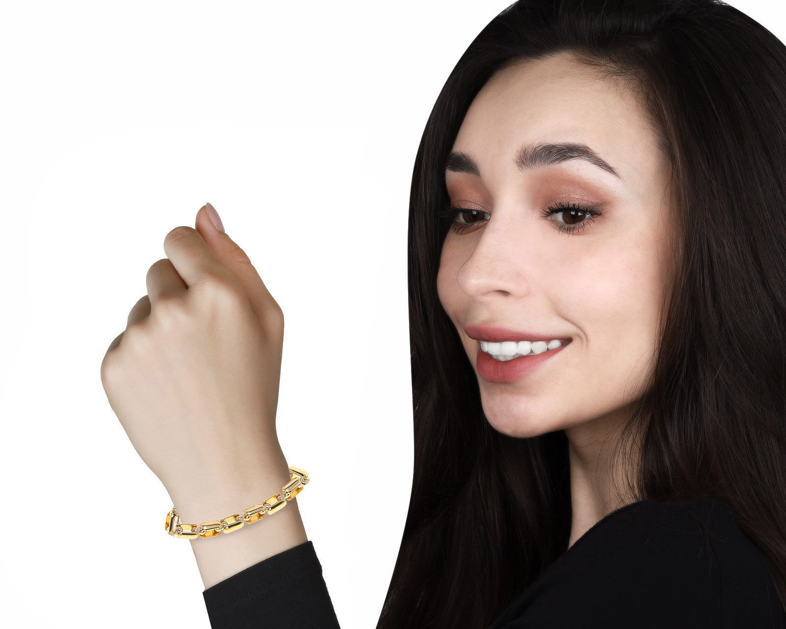 Оригинальный золотой браслет Sauro