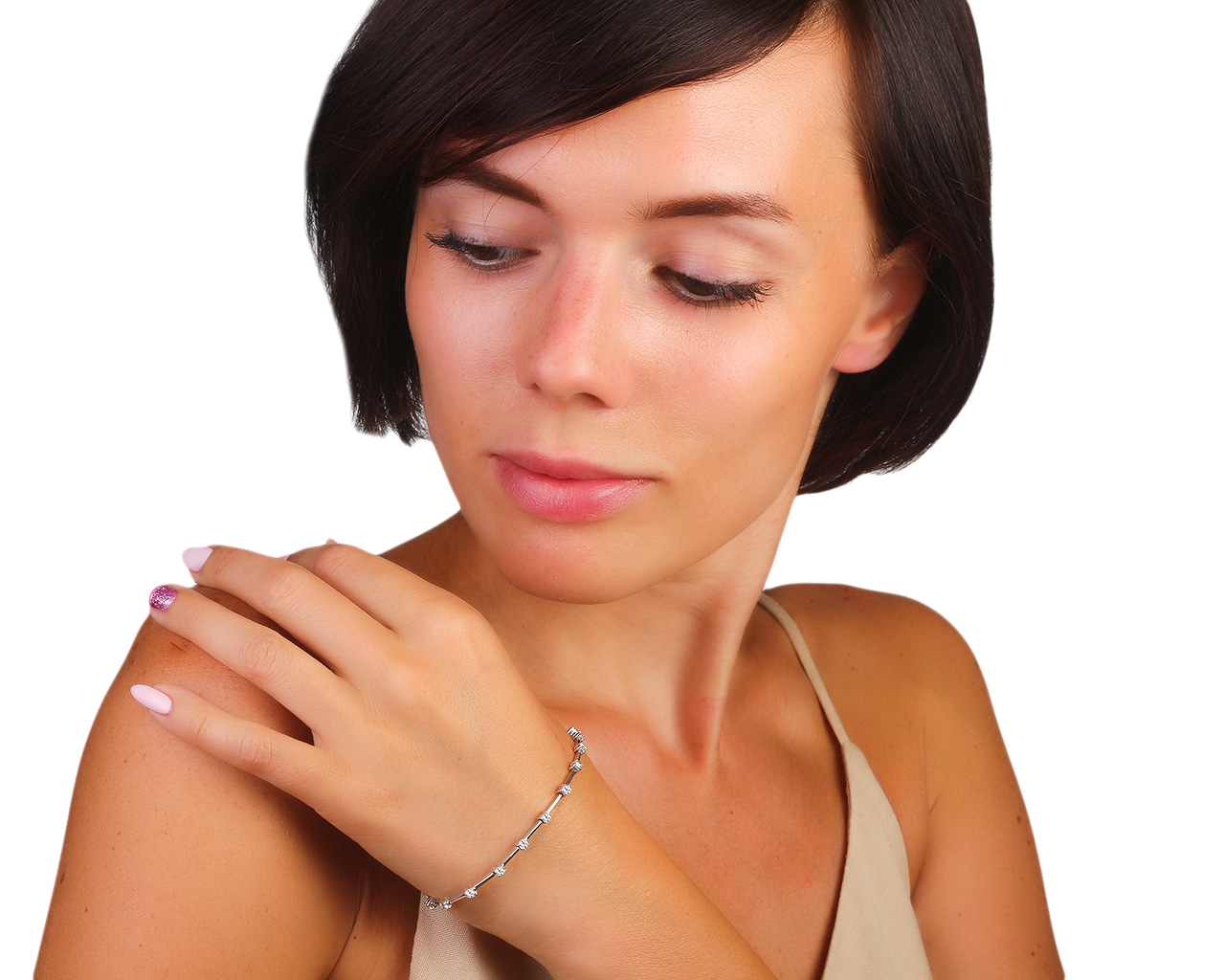 Золотой браслет с бриллиантами 1.10ct Carl Bucherer