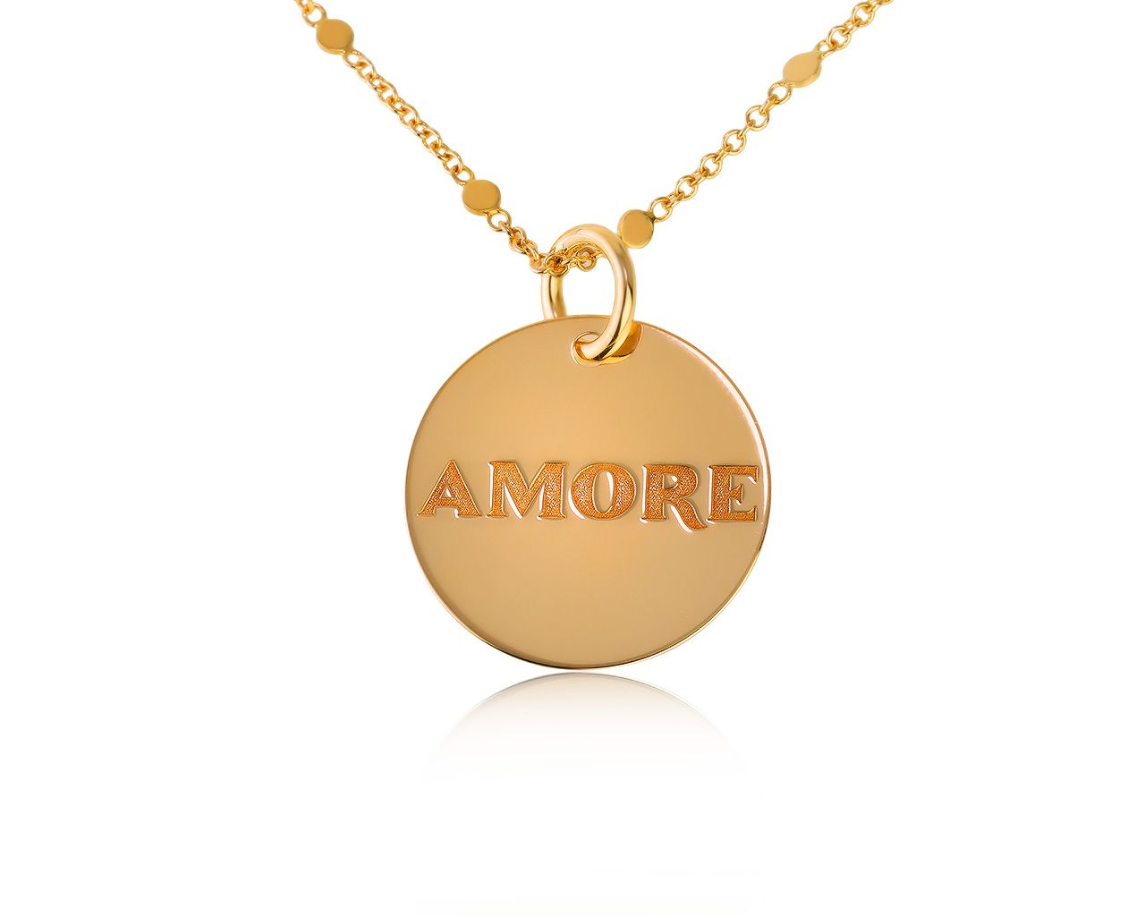 Оригинальный золотой кулон Pasquale Bruni Amore 010221/1