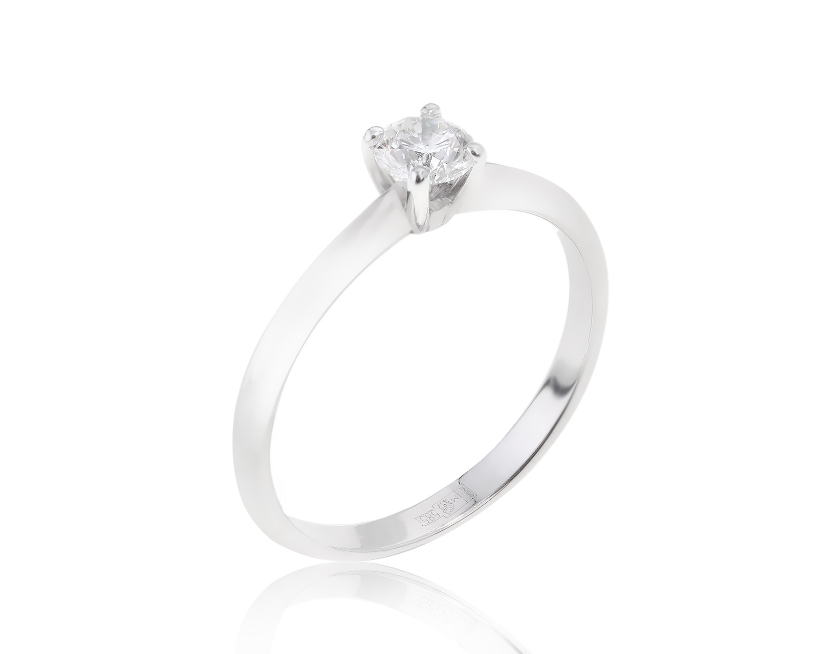 Оригинальное золотое кольцо ЭПЛ Якутские бриллианты 180424/2