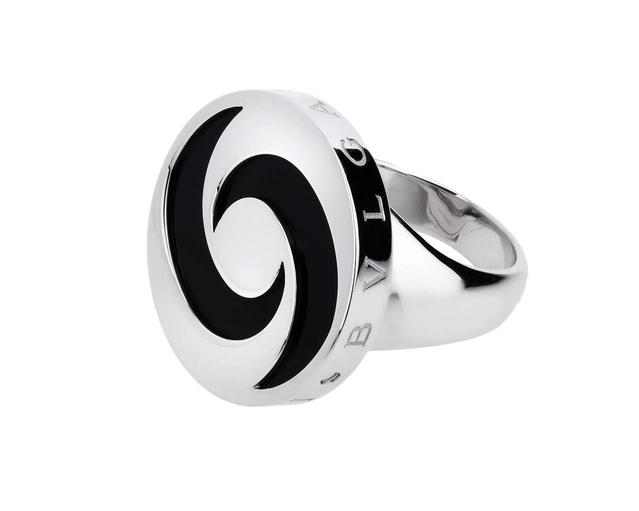 Золотое кольцо с ониксом Bvlgari Optical 230118/6