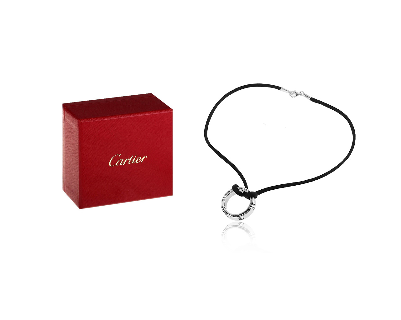 Оригинальный золотой кулон Cartier Love