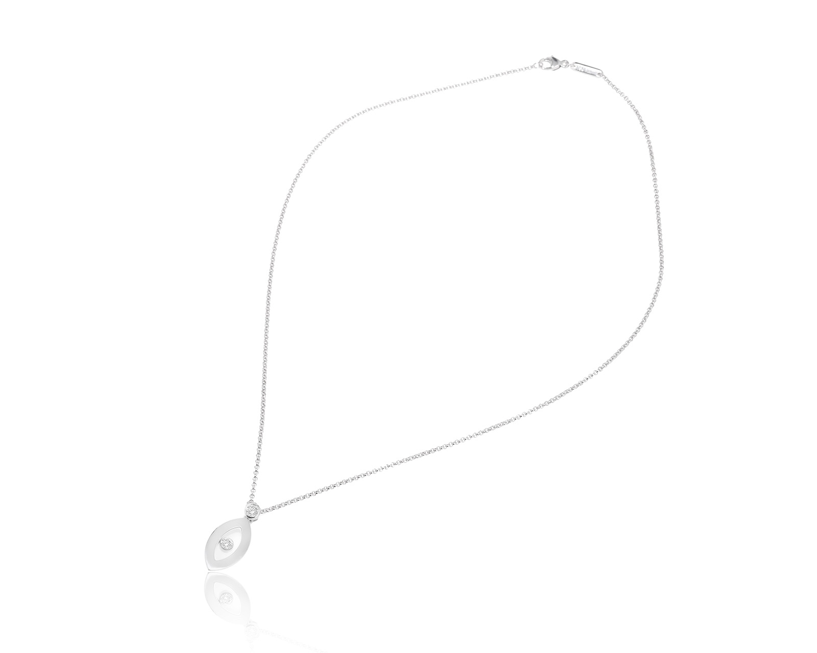 Оригинальный золотой кулон Chopard Happy Diamonds