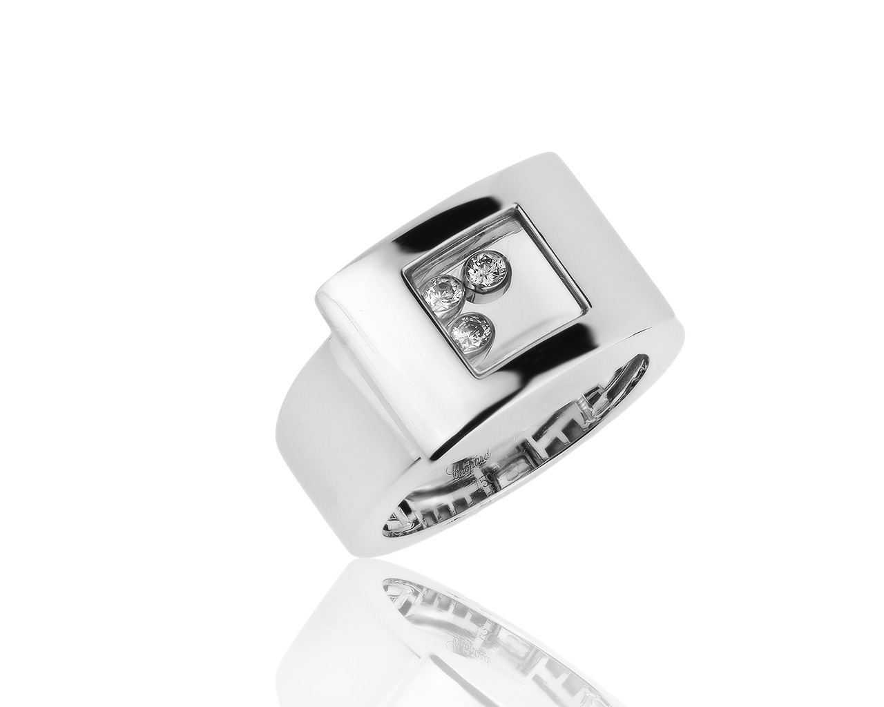 Оригинальное золотое кольцо с бриллиантами 0.17ct Chopard 200819/7