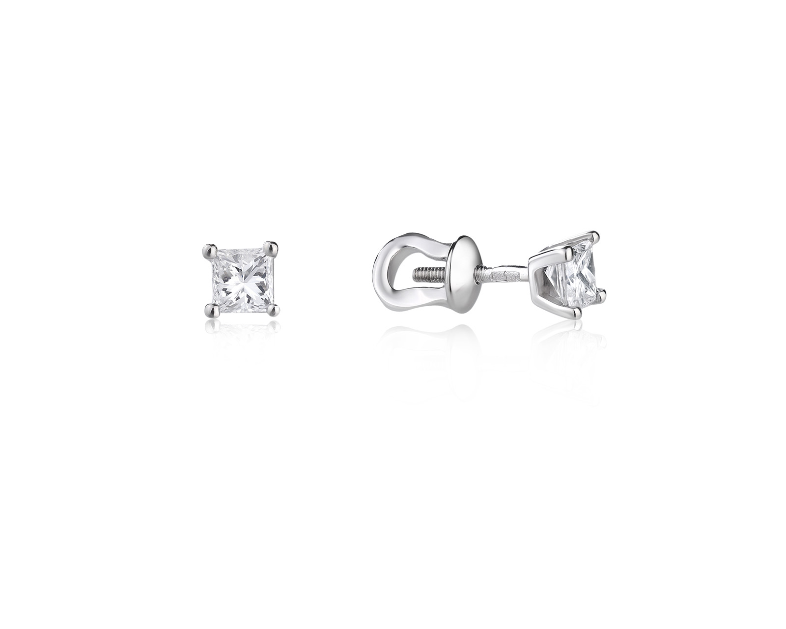 Золотые серьги с бриллиантами 0.56ct 990445/1