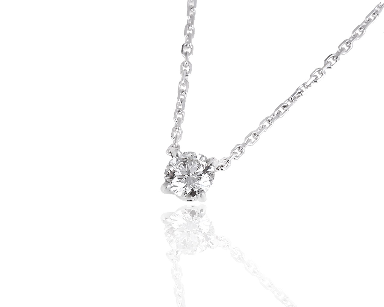 Золотая подвеска с бриллиантом 0.84ct Cartier 290818/6