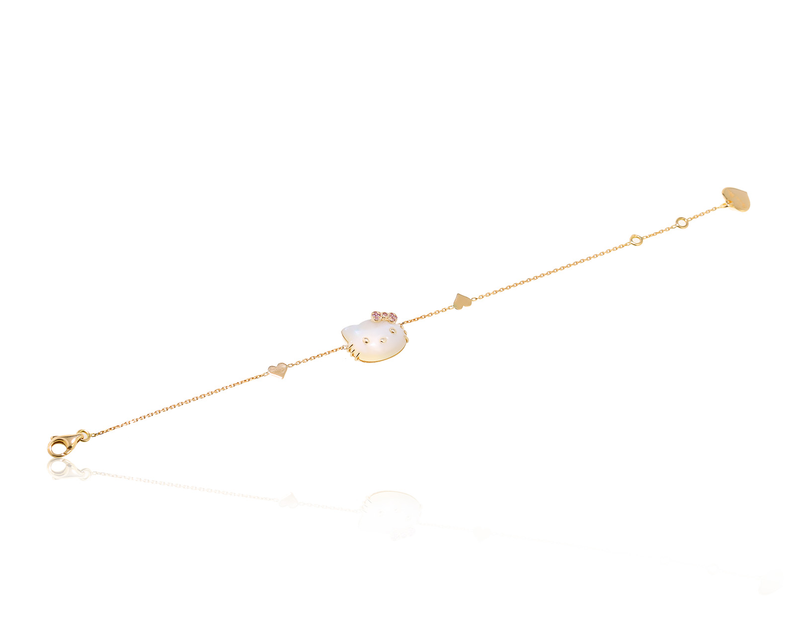 Оригинальный золотой браслет Victoria Casal Hello Kitty 070223/5