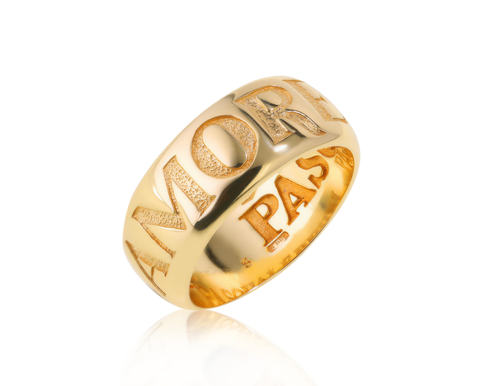 Оригинальное золотое кольцо Pasquale Bruni Amore