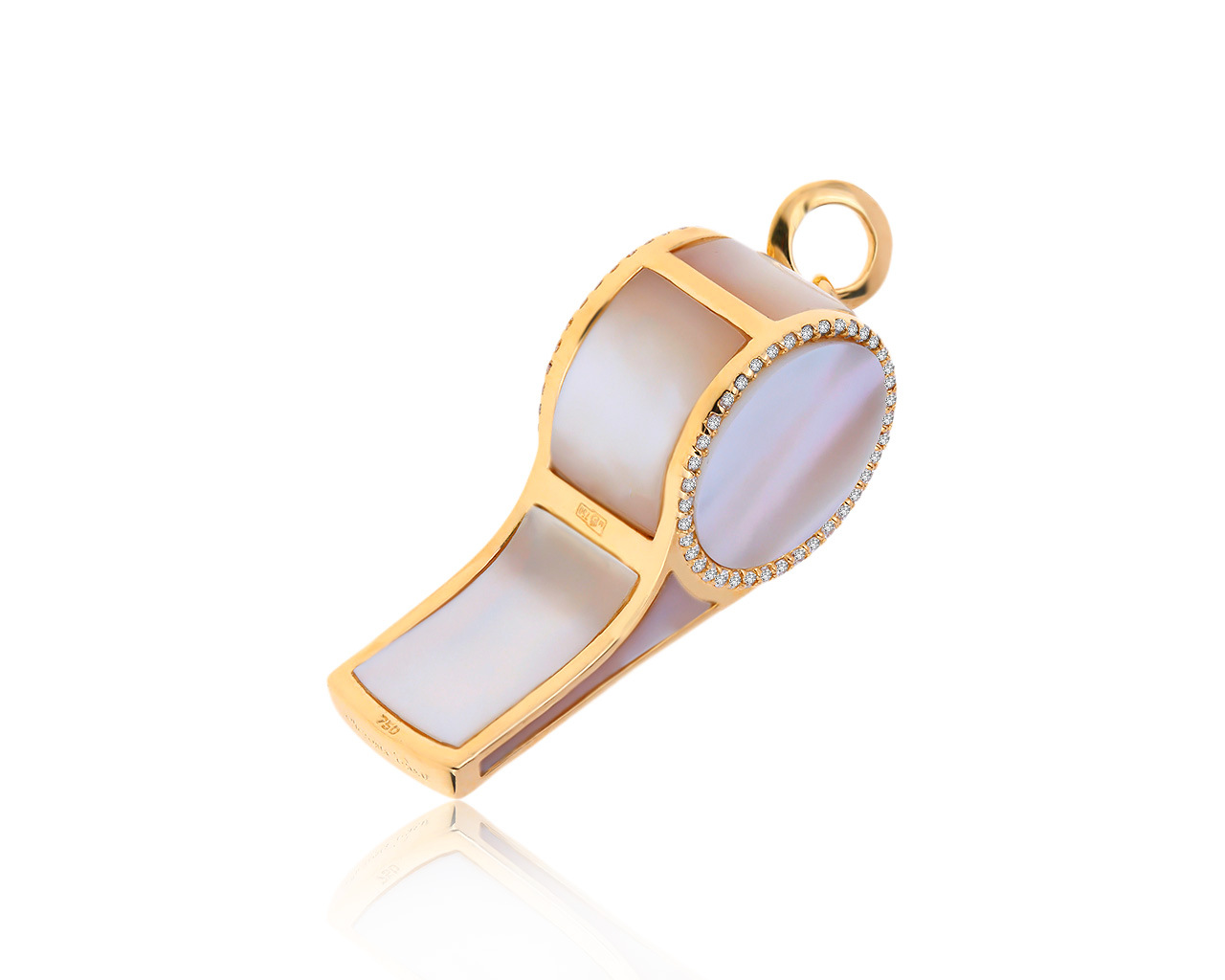 Оригинальный золотой кулон с бриллиантами 0.45ct Victoria Casal