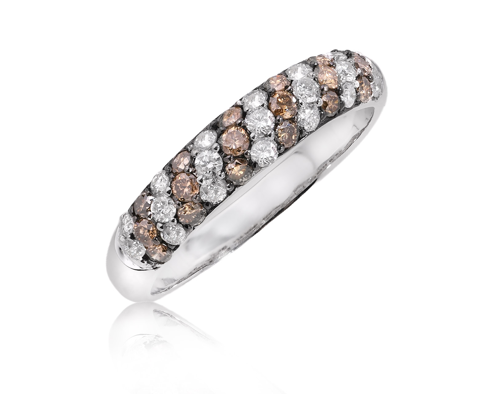 Золотое кольцо с бриллиантами 0.94ct 181025/5