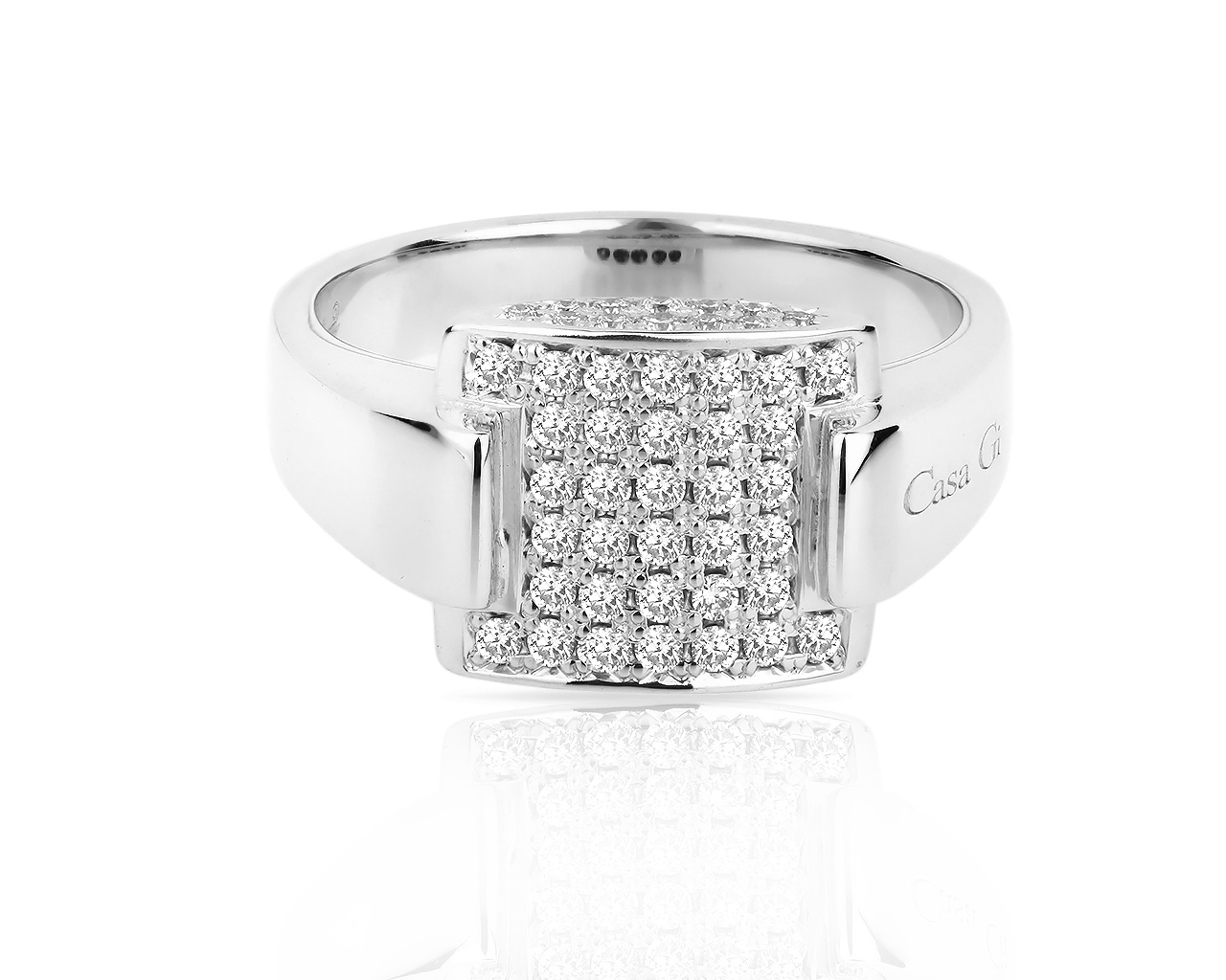 Великолепное золотое кольцо с бриллиантами 0.42ct Casa Gi 200318/24