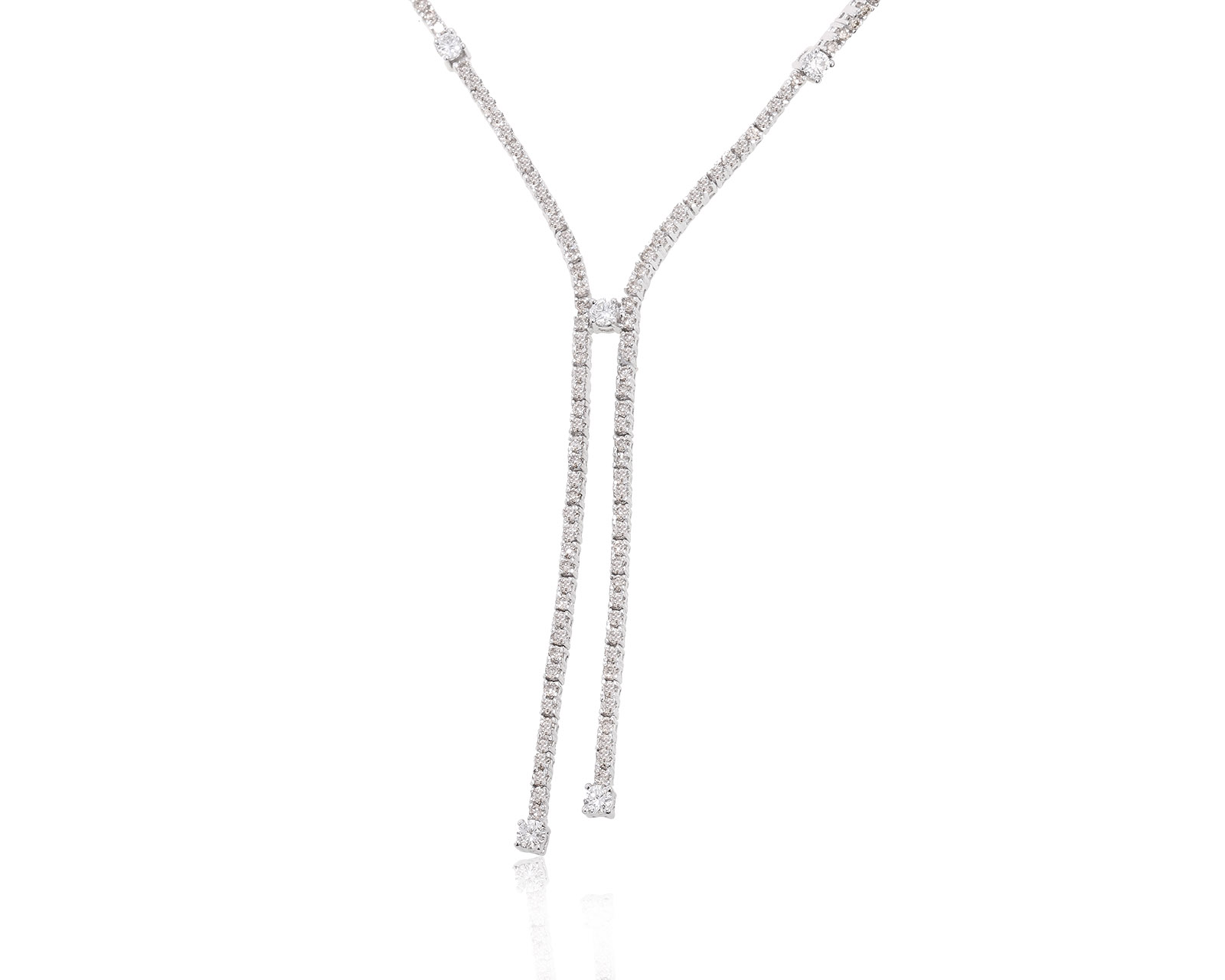 Золотое колье с бриллиантами 1.40ct 070623/1