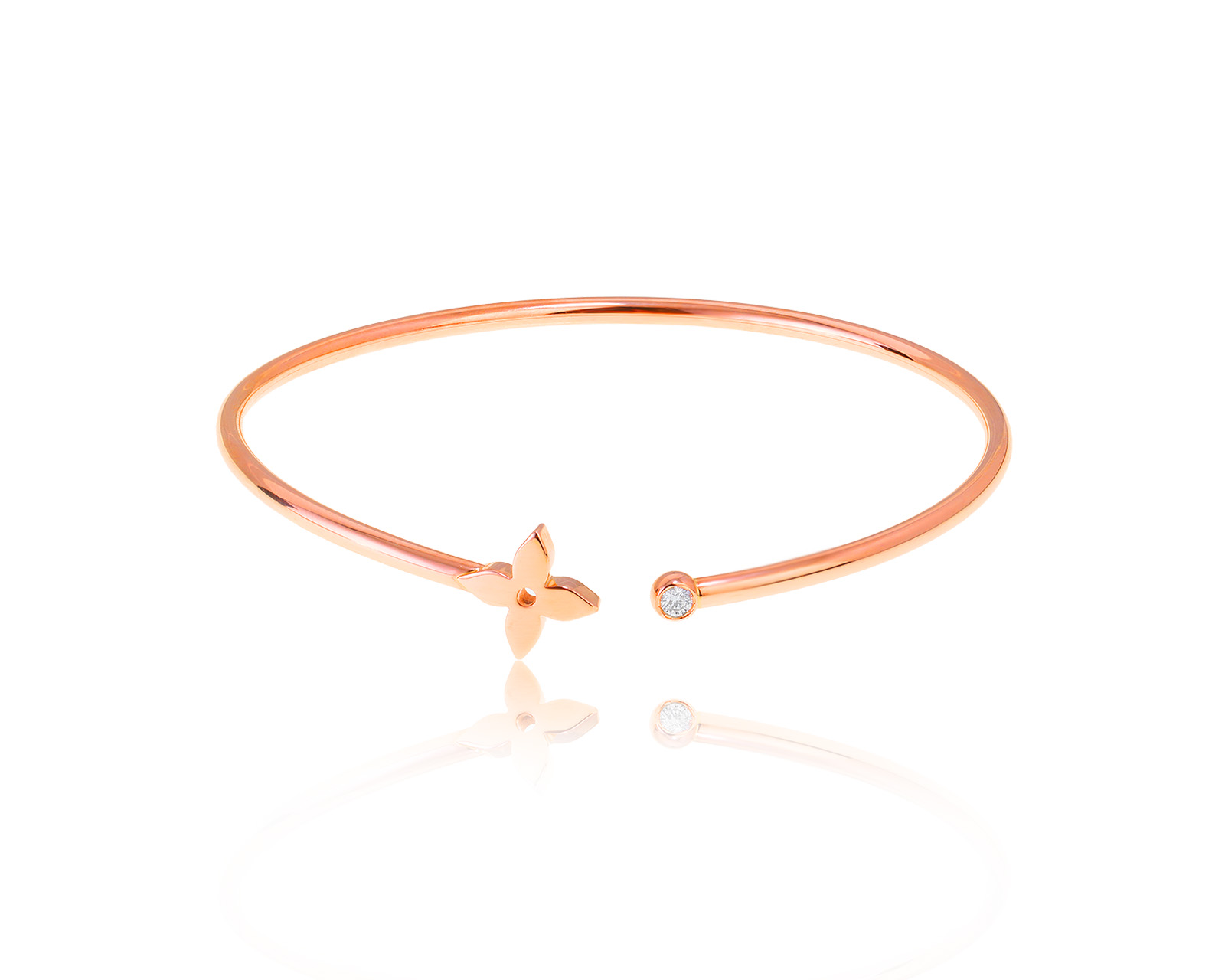 Оригинальный золотой браслет Louis Vuitton Idylle Blossom Twist 080224/10