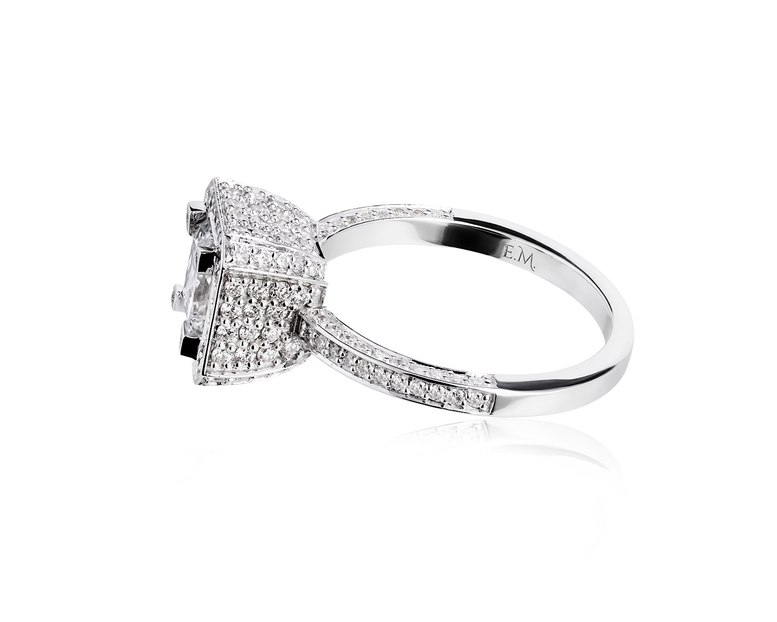 Золотое кольцо с бриллиантами 1.94ct Evgeny Matveev