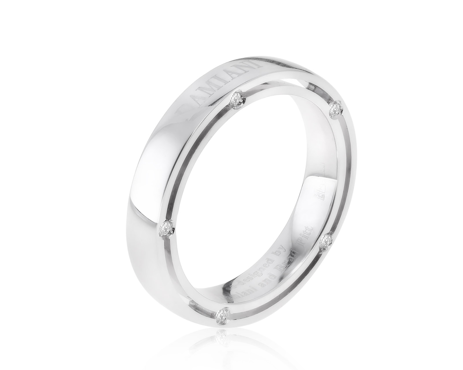 Оригинальное золотое кольцо Damiani D.Side 260122/7