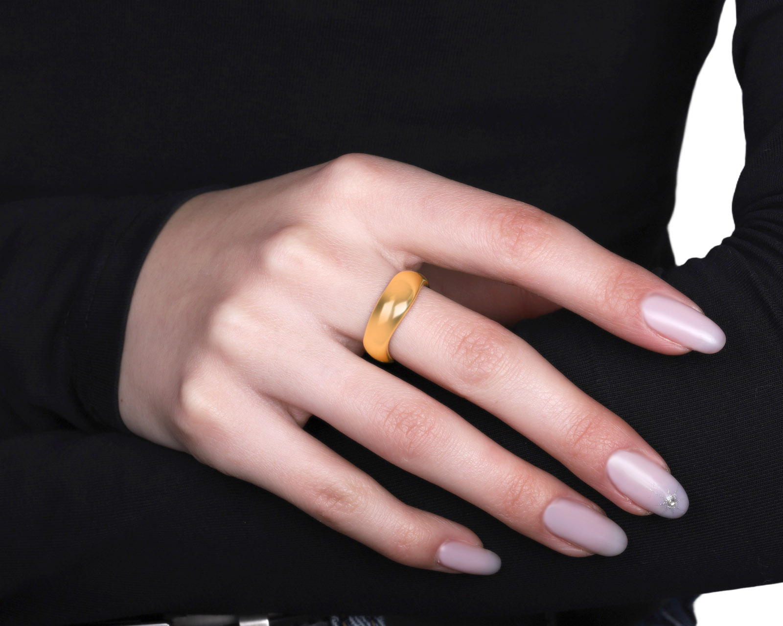 Оригинальное золотое кольцо Cartier Two Stacking Puzzle