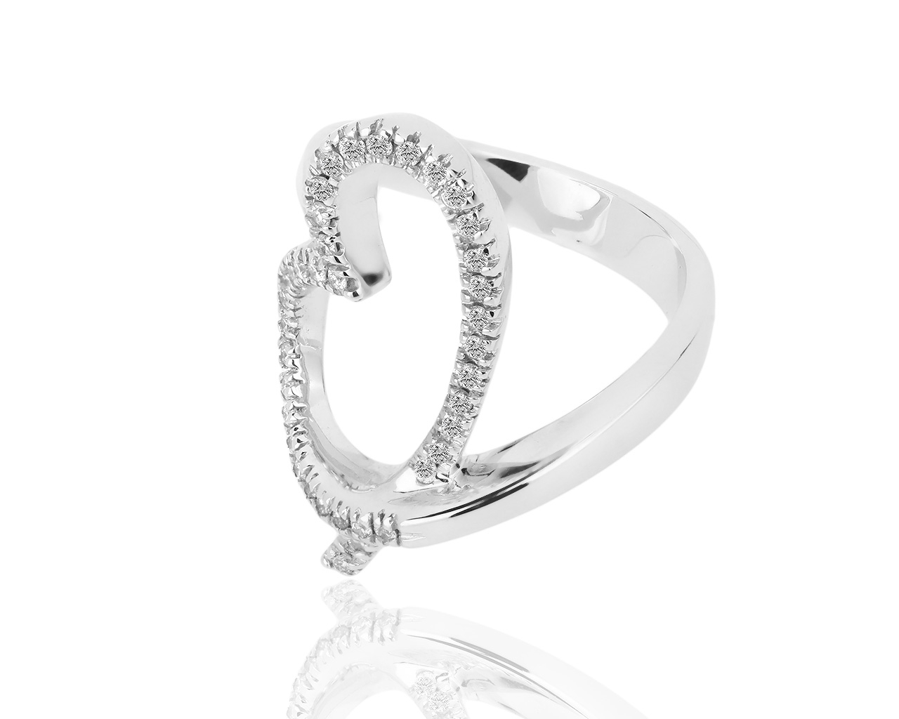 Итальянское золотое кольцо с бриллиантами 0.40ct Odelia 301117/16