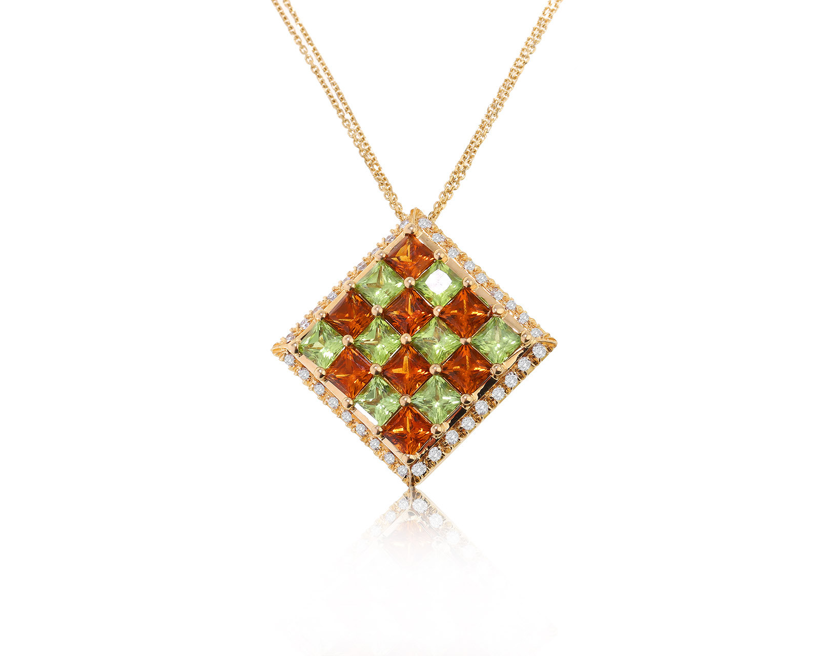 Оригинальное золотое колье с цитринами 2.64ct Giovanni Ferraris 011222/4 Оригинальное золотое колье с цитринами 2.64ct Giovanni Ferraris 011222/4