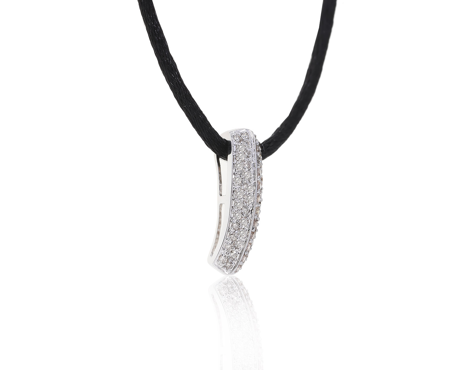 Богатый золотой кулон с бриллиантами 0.65ct