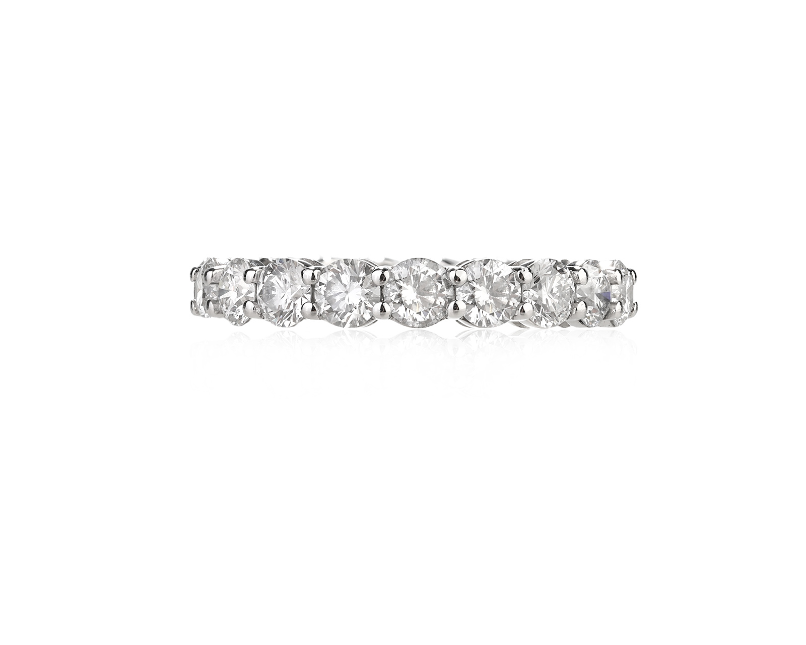Оригинальное платиновое кольцо с бриллиантами 2.86ct Tiffany&Co Forever