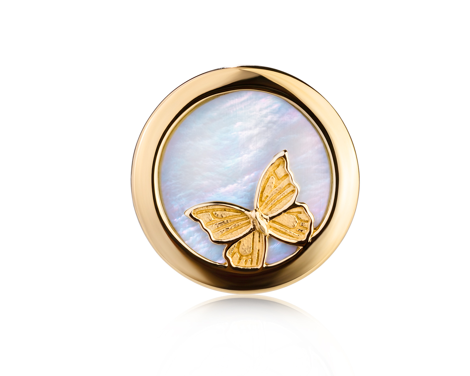 Оригинальное золотое кольцо Carrera y Carrera Baile de Mariposas