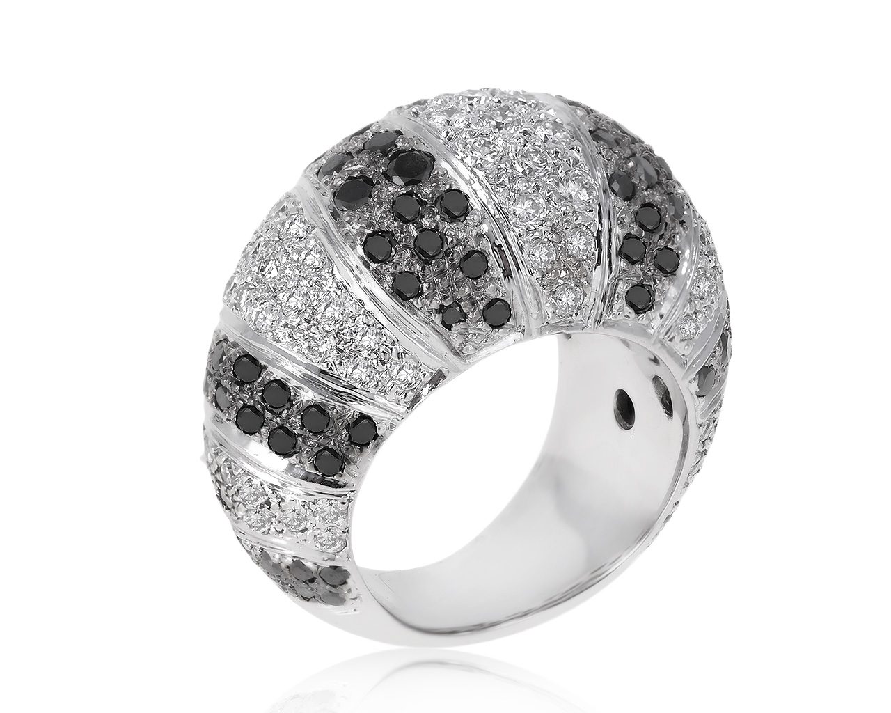 Потрясающее золотое кольцо с бриллиантами 2.91ct 071120/4 Потрясающее золотое кольцо с бриллиантами 2.91ct 071120/4