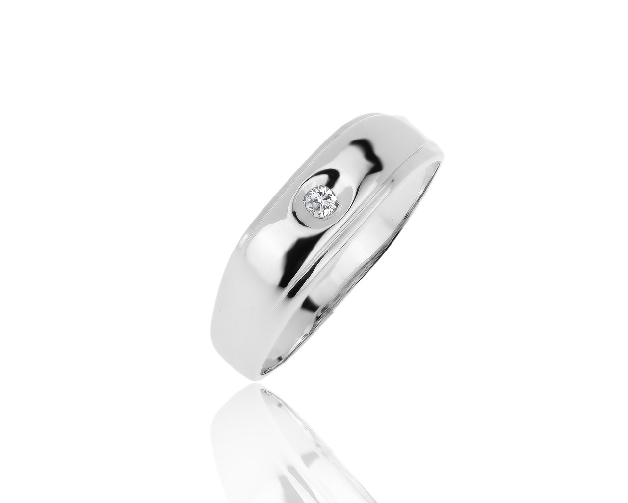 Оригинальное золотое кольцо с бриллиантом 0.08ct Damiani 170919/4 Оригинальное золотое кольцо с бриллиантом 0.08ct Damiani 170919/4