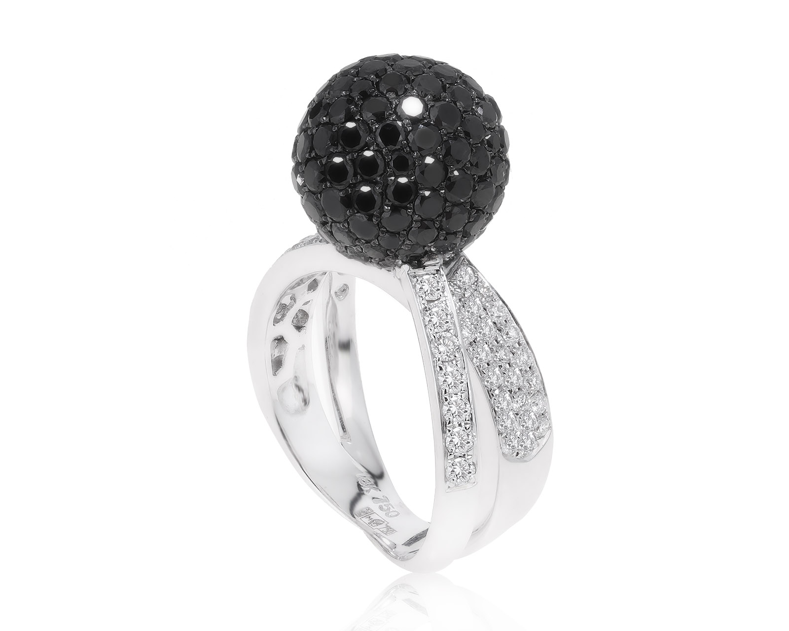 Притягательное золотое кольцо с бриллиантами 4.42ct 240122/9