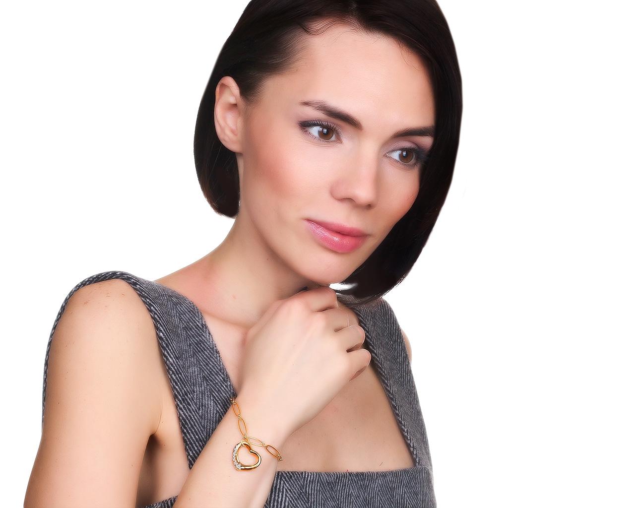 Оригинальный золотой браслет с бриллиантами 0.42ct Tiffany&Co