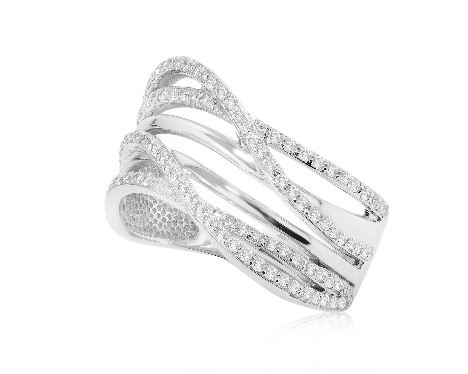 Золотое кольцо с бриллиантами 0.54ct