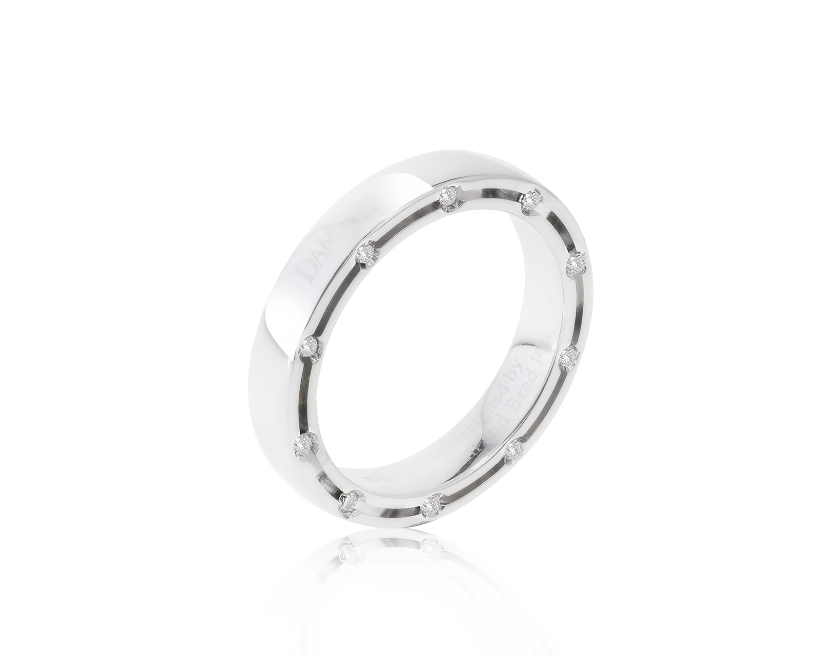 Оригинальное золотое кольцо Damiani D.Side 200622/3