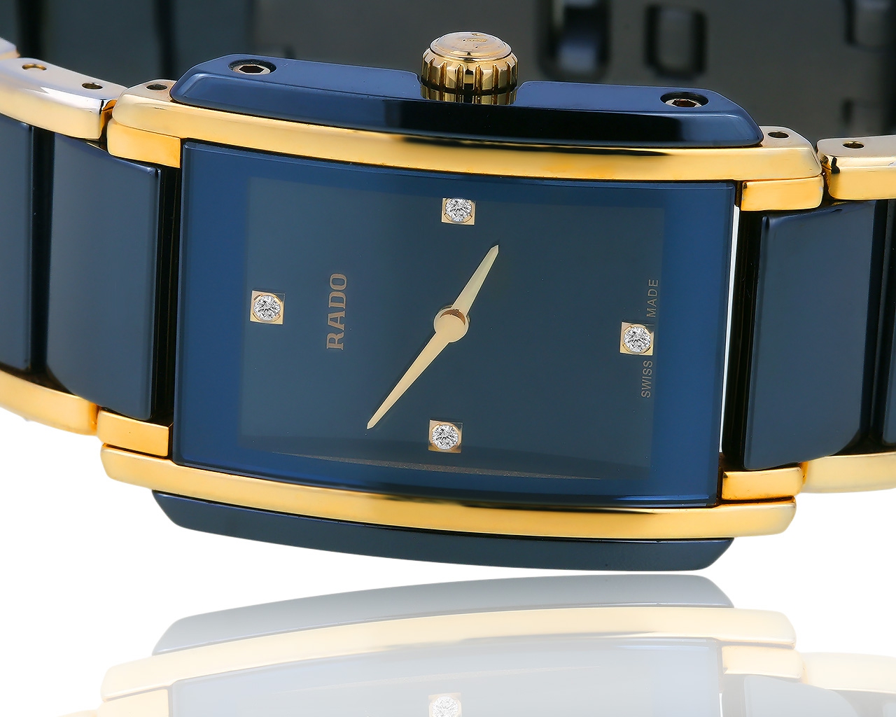 Стильные наручные часы с бриллиантами Rado Integral 240419/10