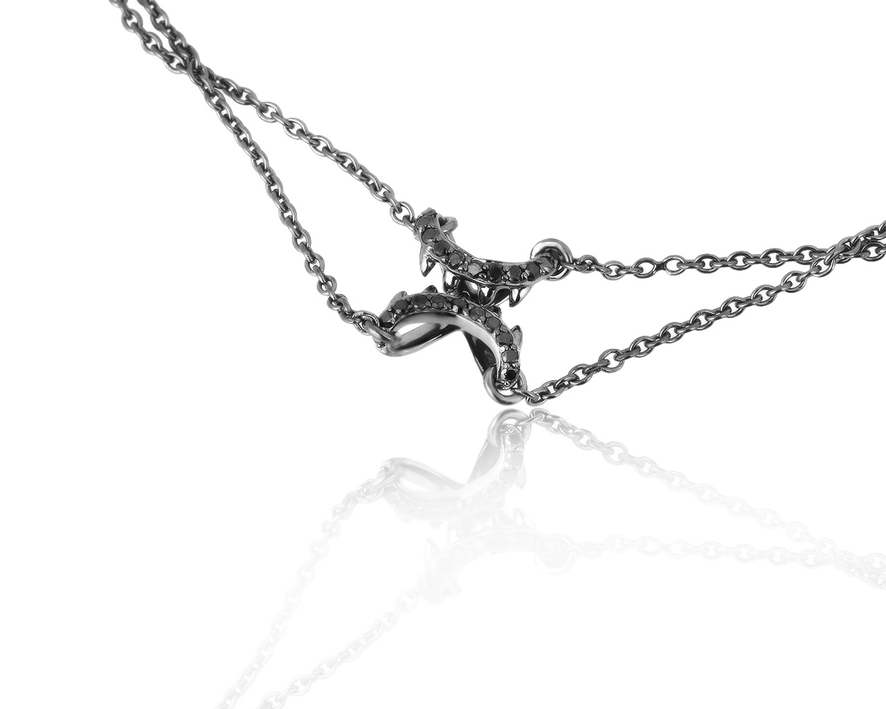 Оригинальный золотой браслет с бриллиантами 0.06ct Stephen Webster