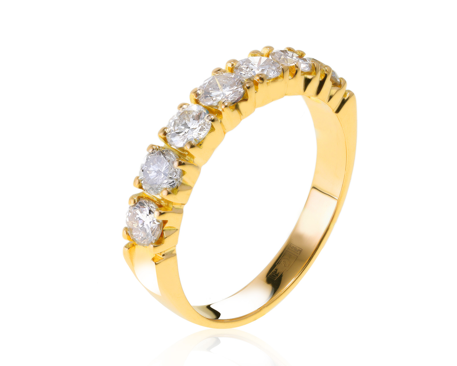 Потрясающее золотое кольцо с бриллиантами 0.85ct 170921/13