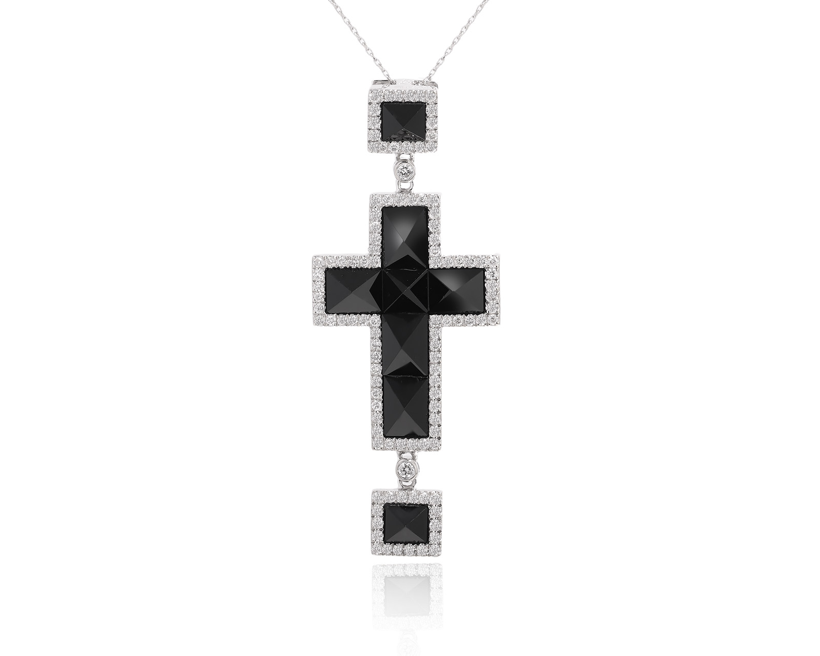 Оригинальный золотой кулон с черным ониксом 5.00ct Roberto Bravo 100325/8 Оригинальный золотой кулон с черным ониксом 5.00ct Roberto Bravo 100325/8
