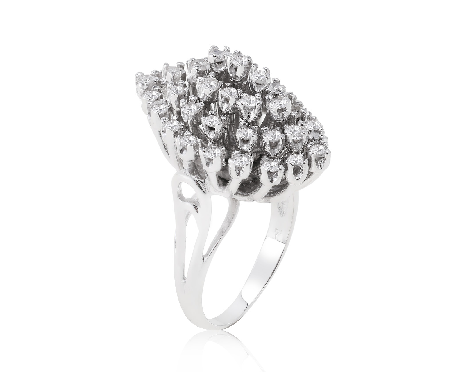 Превосходное золотое кольцо с бриллиантами 0.74ct 101222/12