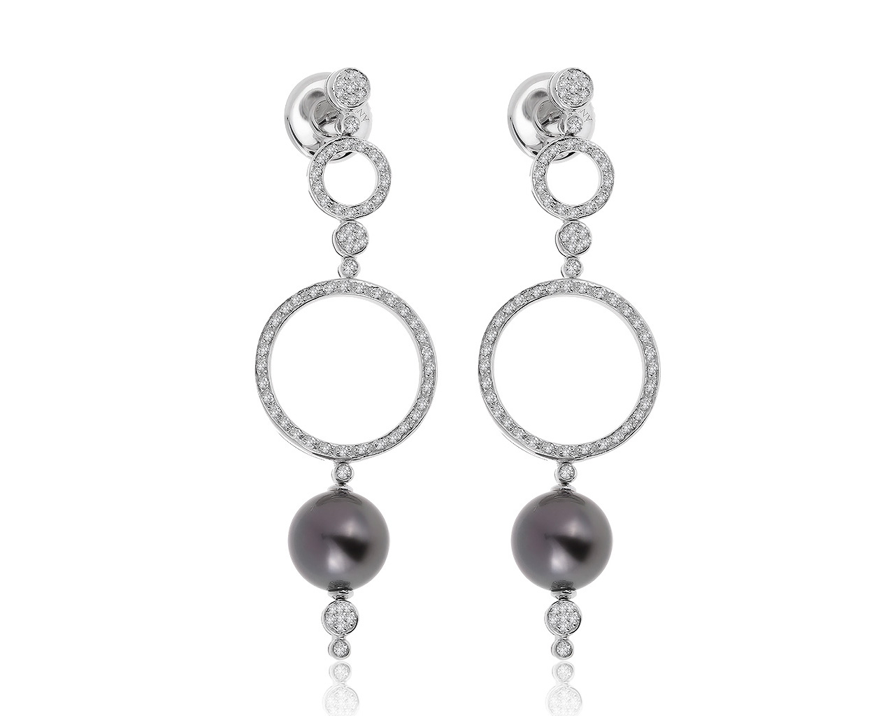 Оригинальные золотые серьги с бриллиантами 0.94ct Antonini 030620/4 Оригинальные золотые серьги с бриллиантами 0.94ct Antonini 030620/4