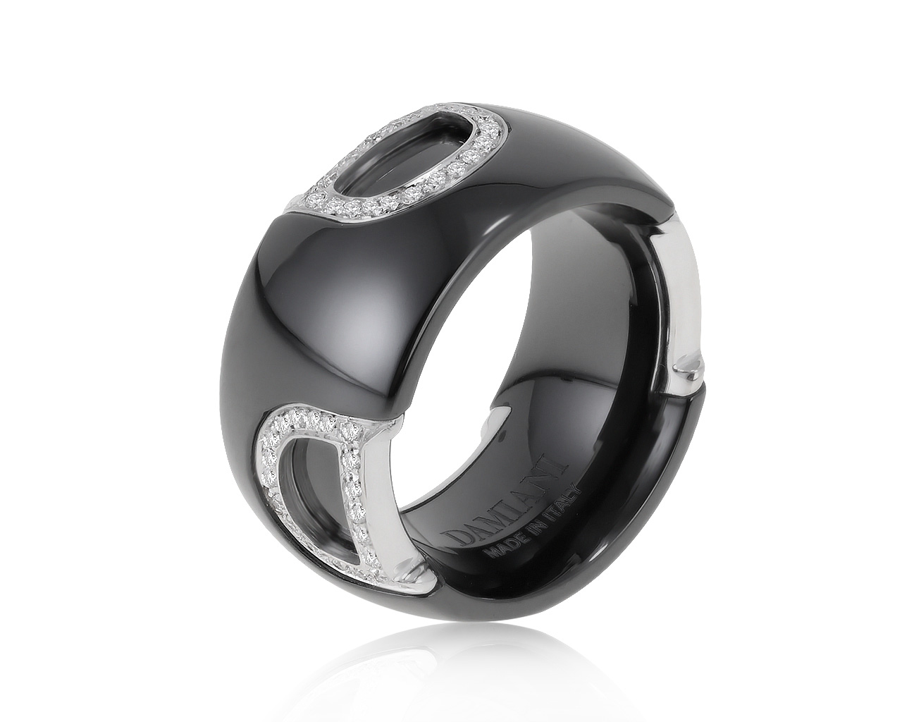 Оригинальное золотое кольцо с бриллиантами 0.19ct Damiani D.Icon 110521/5