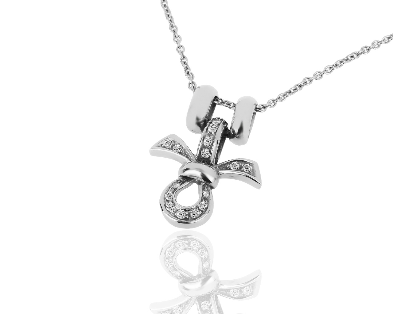 Итальянская золотая подвеска с бриллиантами 0.20ct Buzio Luciano 080319/1