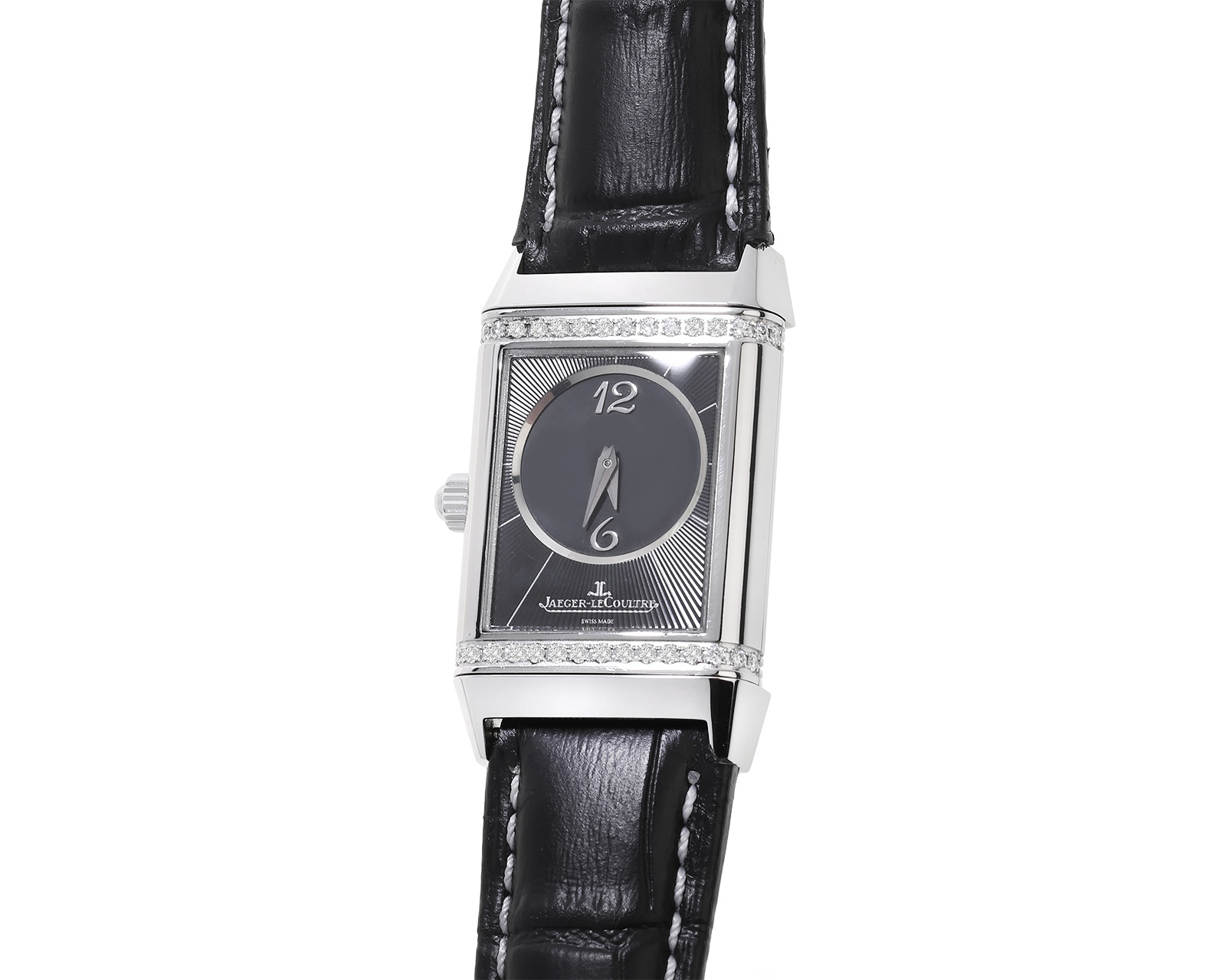 Оригинальные стальные часы Jaeger-LeCoultre Reverso Duetto 100523/3