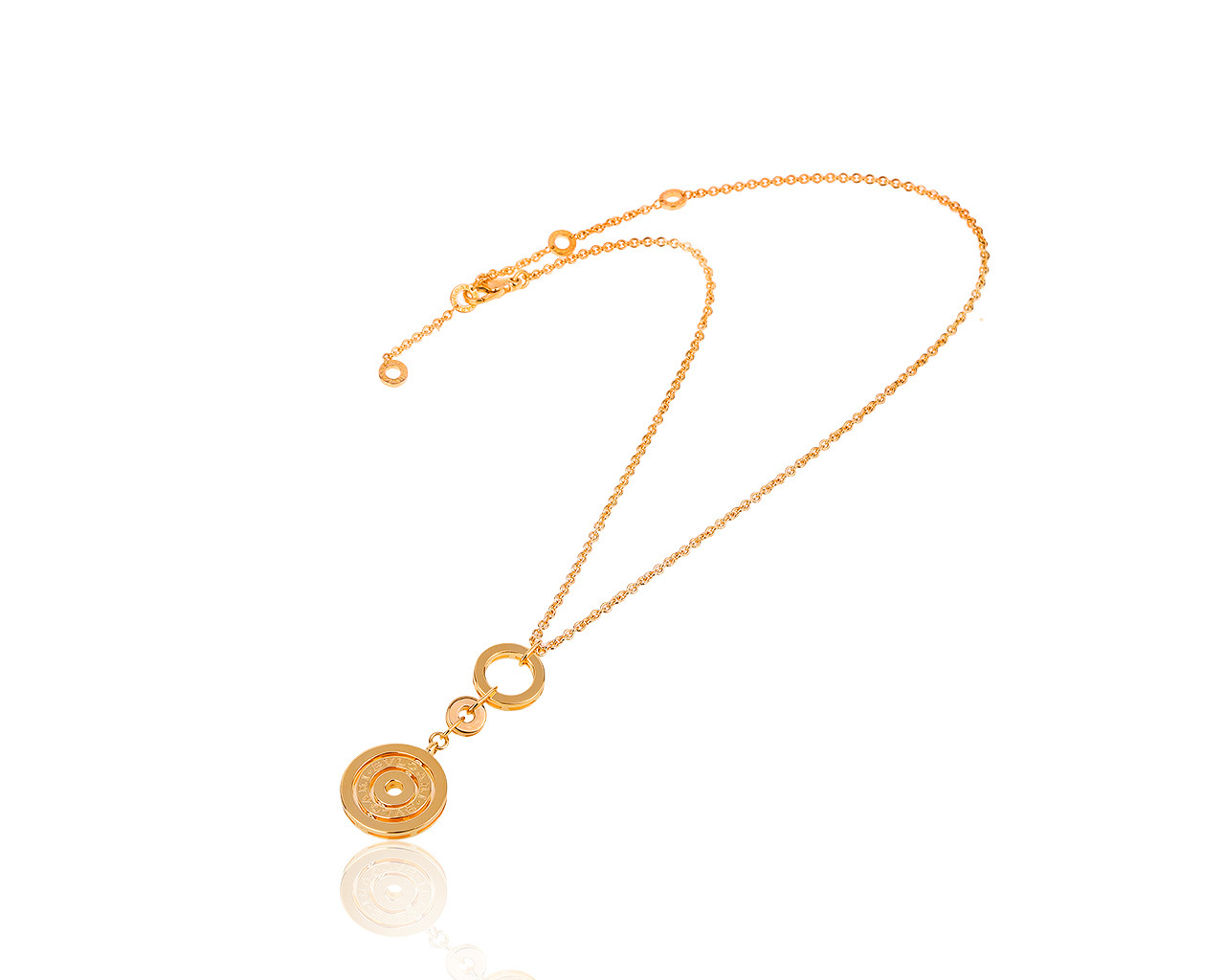 Оригинальный золотой кулон Bvlgari