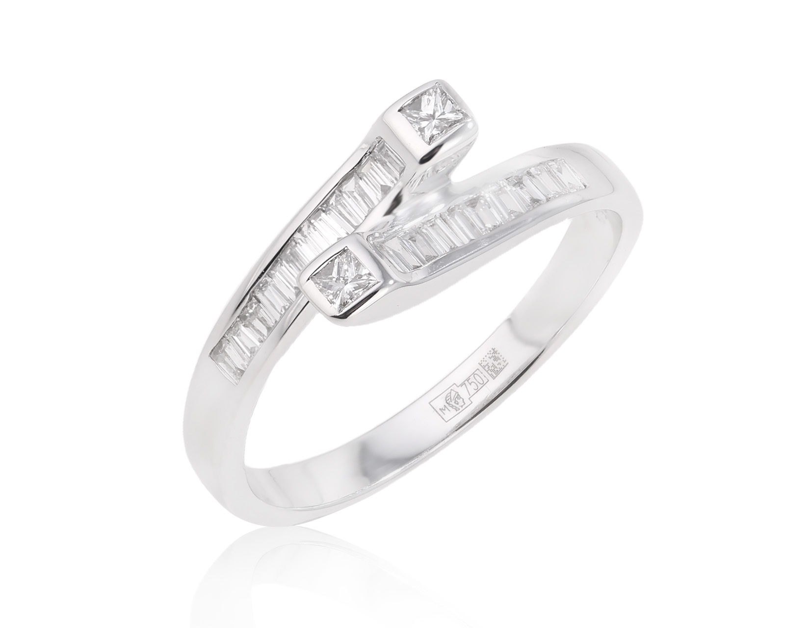 Золотое кольцо с бриллиантами 0.43ct 091024/1 Золотое кольцо с бриллиантами 0.43ct 091024/1