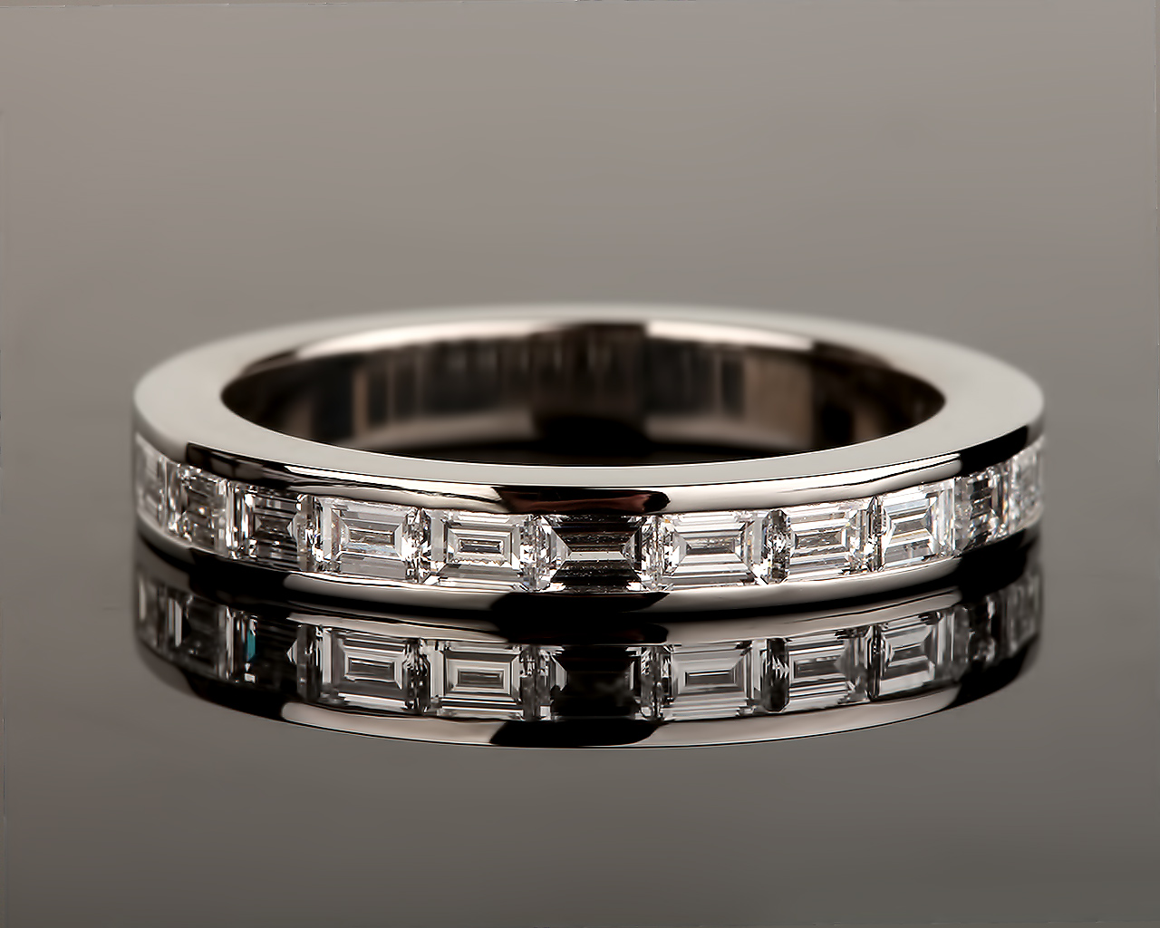 Платиновое кольцо с бриллиантами 0.52ct Chaumet 090716/3