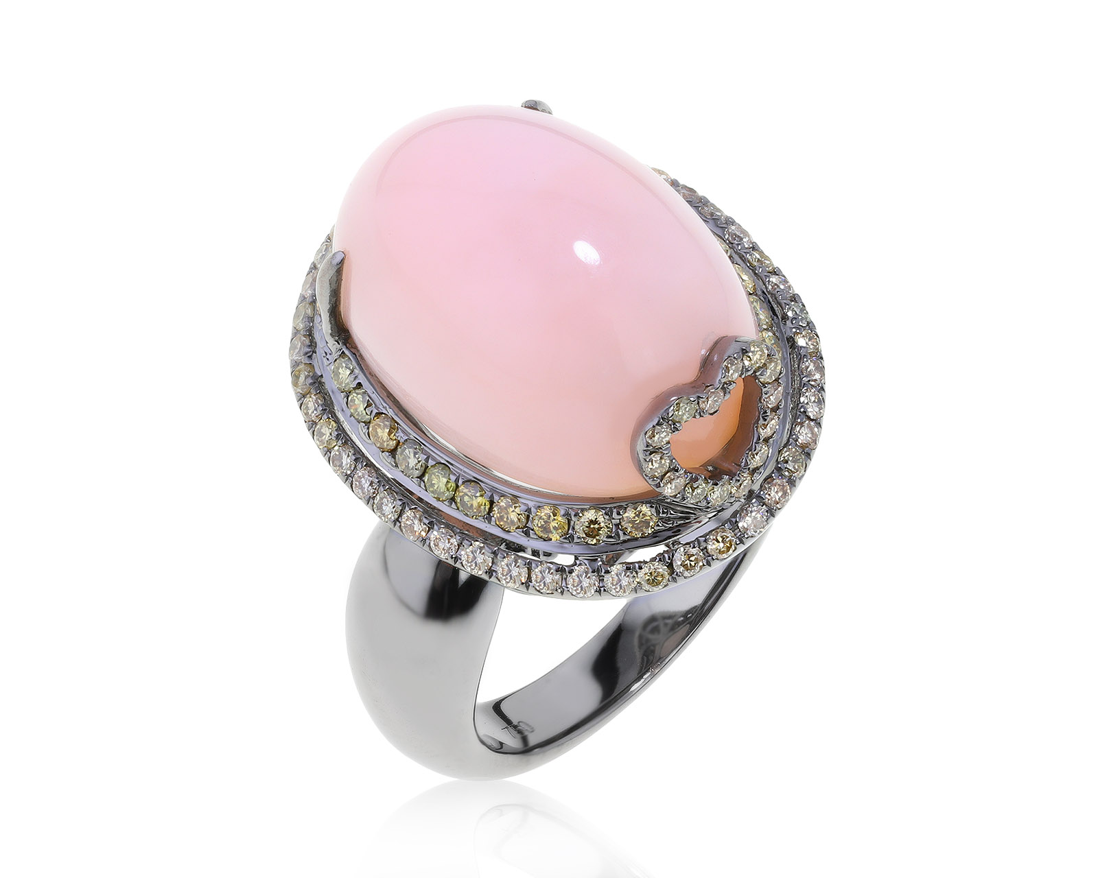Великолепное золотое кольцо с розовым кварцем 17.76ct 111221/4 Великолепное золотое кольцо с розовым кварцем 17.76ct 111221/4