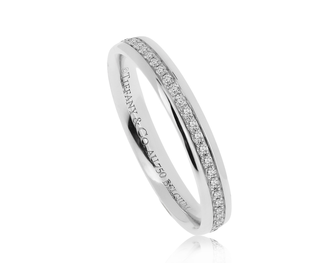 Оригинальное золотое кольцо с бриллиантами 0.30ct Tiffany&Co 180820/8