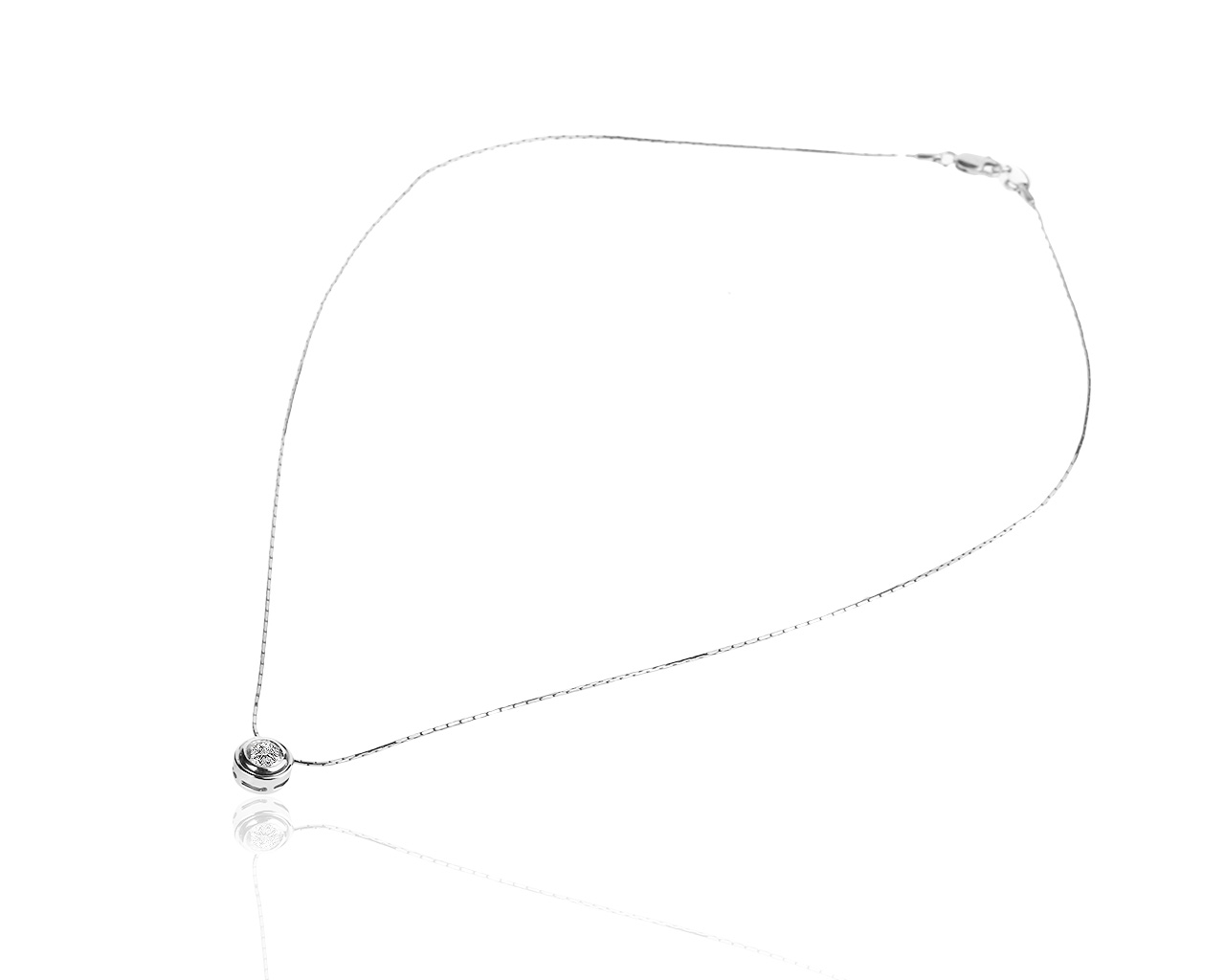 Интересная золотая подвеска с бриллиантом 0.65ct