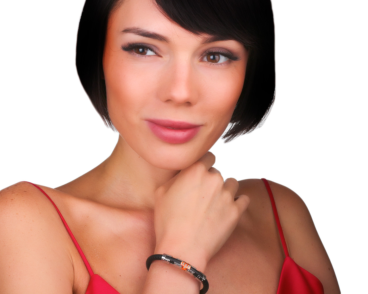 Интересный браслет с бриллиантами 0.07ct Baraka Vortex