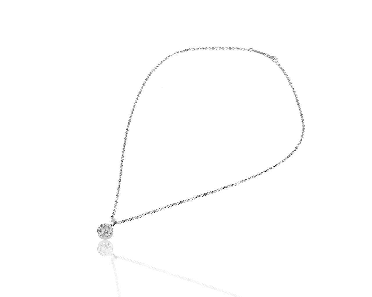 Оригинальный золотой кулон с бриллиантами 0.29ct Chopard
